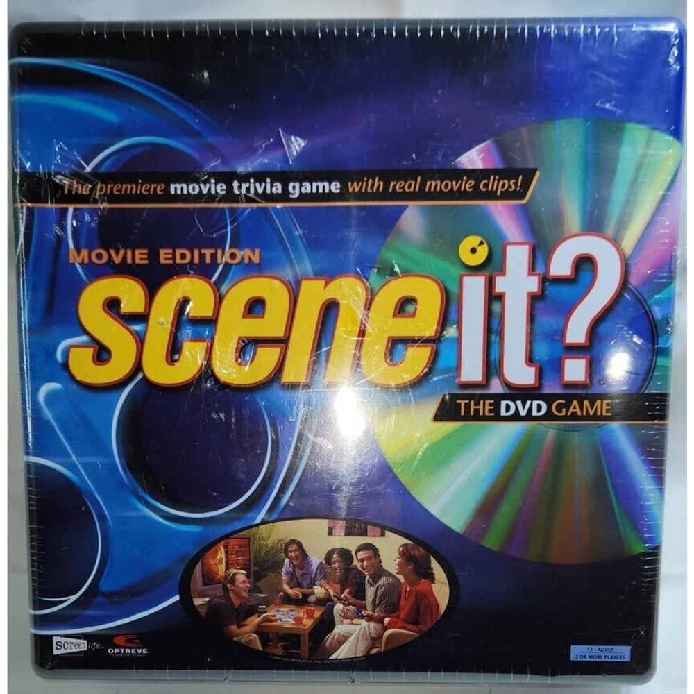 Scene It? Movie 1st Edition Deluxe DVD Game 2005 Collector's Tin Box SEALED